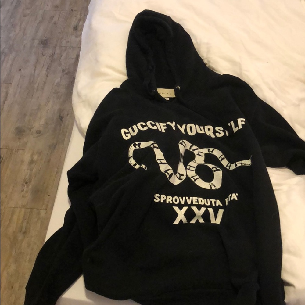 Guccify yourself hoodie sold out gucci